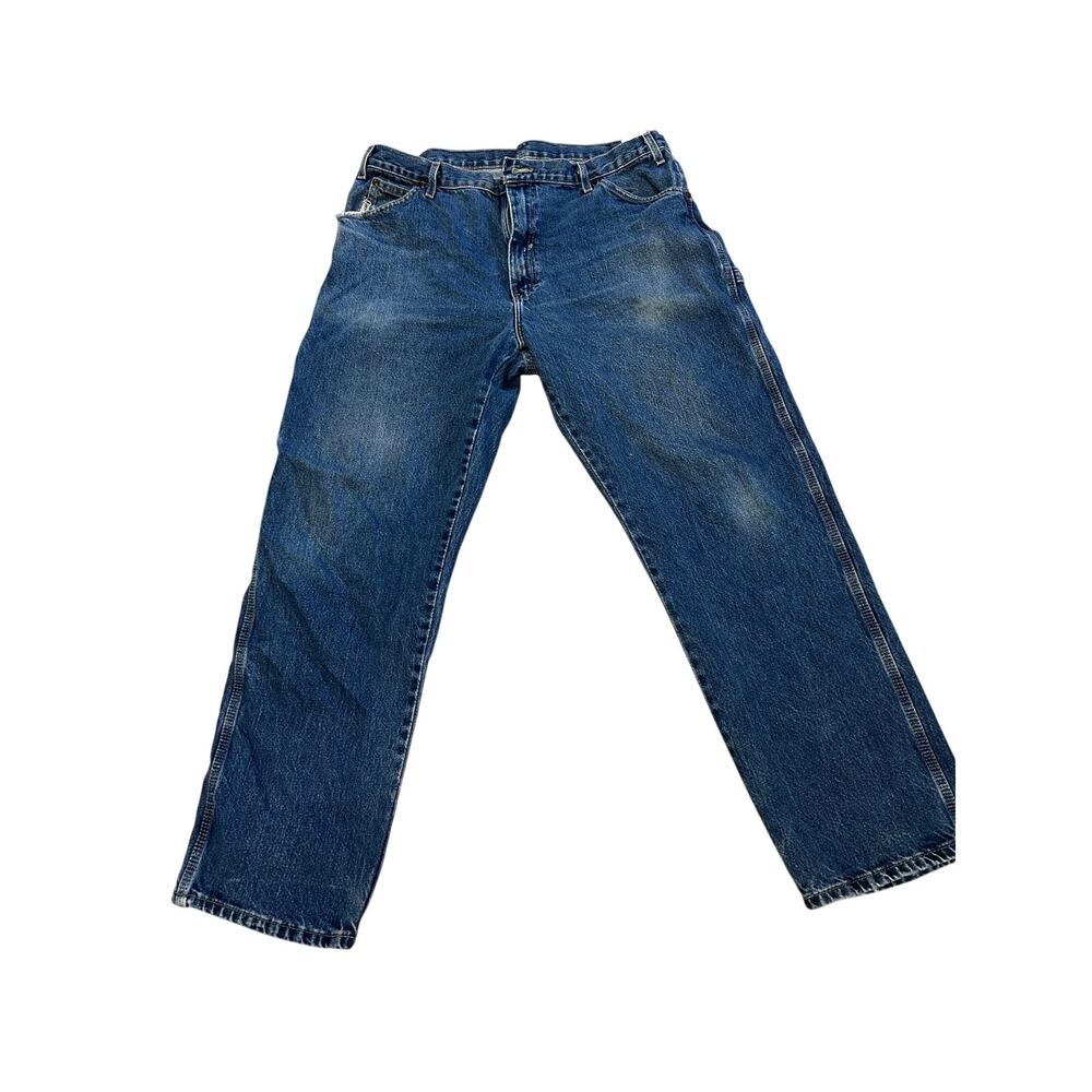 Dickies Men’s Carpenter Jeans 30x29 Blue Denim Relaxed Fit Workwear Distressed